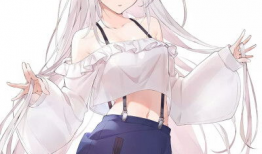 动漫白毛,探寻神秘白发的奇幻之旅